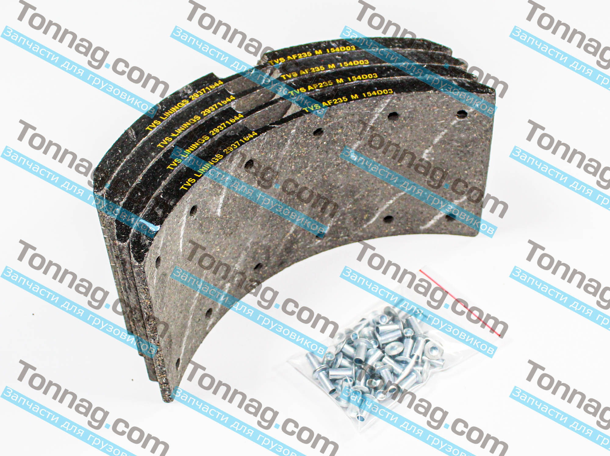 Накладки тормозных колодок (к-кт) Оригинал TATA 613 E2, E3( 885442120709TM ) | фото 1 Накладки тормозных колодок (к-кт) Оригинал TATA 613 E2, E3 | фото 1