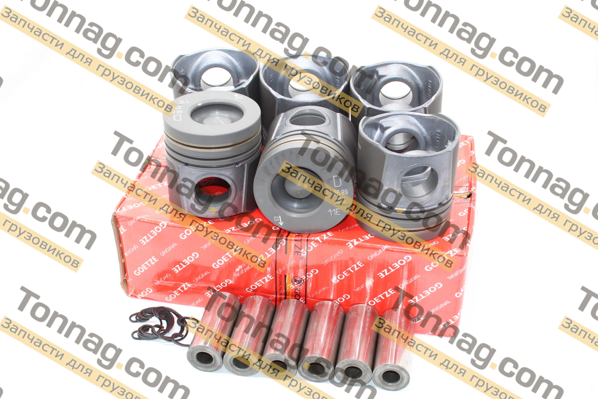Комплект поршней (маслосъемное кольцо 3мм) TATA 613 E2, E3( 252503990148GZ ) | фото 1 Комплект поршней (маслосъемное кольцо 3мм) TATA 613 E2, E3 | фото 1