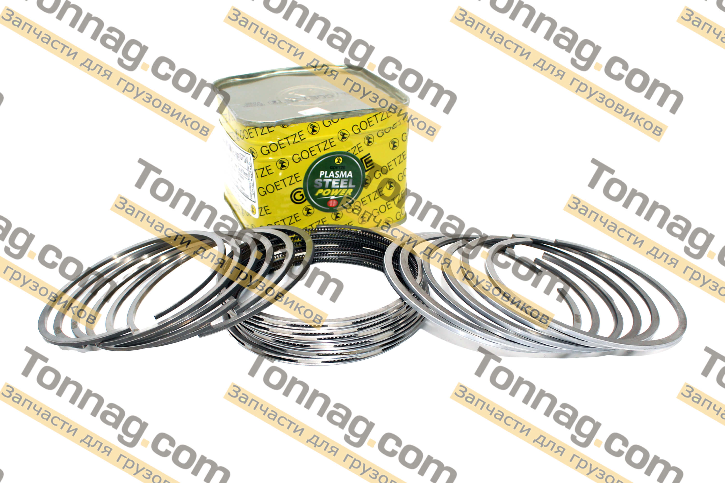 Комплект поршневых колец (маслосъемное кольцо 3мм) TATA 613 E2, E3