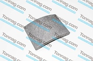 Накладка тормозной колодки передней 100мм (не сверленые) Фотон 1051, 1061, 1069 , 1089