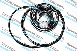 Тормоз стояночный в сборе (барабан+колодки) ISF Фотон 1031, 1039