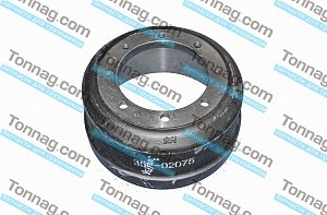 Барабан тормозной задний (D400, ступица D235, H230, 8 отв M22) Фотон 1138, 5122