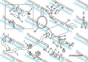 Клапан электромагнитный горного тормоза 12V TATA 613 E2