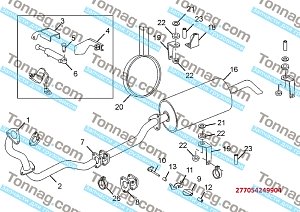 Клапан электромагнитный горного тормоза 12V TATA 613 E2