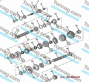 Втулка 3-ей передачи TATA 613 E2, E3
