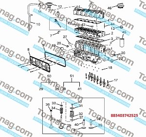 Вкладыши коренные Ремонт 3 (к-кт) TATA 613 E2, E3