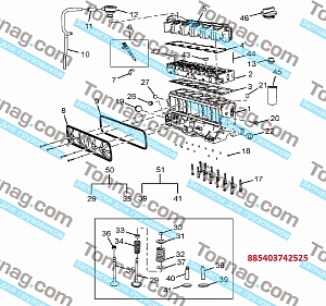 Вкладыши коренные Ремонт 3 (к-кт) TATA 613 E2, E3