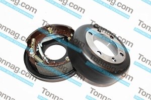 Тормоз стояночный в сборе (барабан+колодки) Фотон 1049C