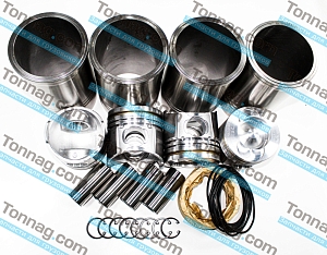 Гильзо-поршневая группа в сборе Euro-2 (4100QBZ-04-001B-SPT) BAW 1044, YUEJIN 1041