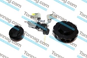 Комлект личинок замков (крышка мочевины+крышка бака+личинка замка зажигания+дверные) Фотон 1126