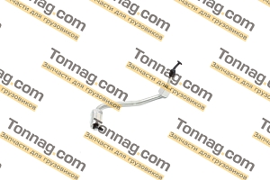 Трубка топливная форсунки ISF 3.8 / 4.5 (1, 2 цилиндра) Фотон 1088, 1108, 1128, 1126
