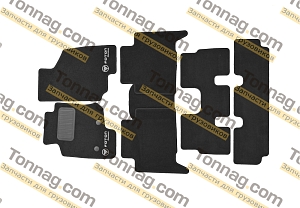 Коврик салона 7 мест,  2017 Без 3-го ряда Фотон Sauvana