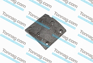 Накладка тормозной колодки задней Фотон 1108