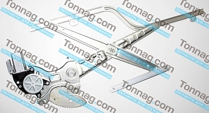 Стеклоподъемник опускного стекла левый Фотон 1088, 1108, 1126, 1128, 1186