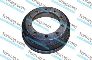 Барабан тормозной передний (D400, ступица D240, H185, 10 отв) Фотон 1163