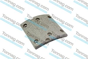 Накладка тормозной колодки задней 137x130x13,5 МЦО 90 Фотон 1061, 1069, 1093, 1099