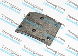 Накладка тормозной колодки передней Фотон 1129