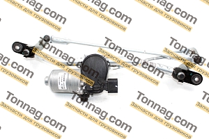 Механизм стеклоочистителя в сборе (трапеции + мотор) JAC S3