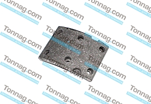 Накладка тормозная задняя (к-кт 8 шт.) JAC N-75, N-80