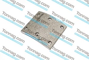 Накладка тормозной колодки передней (к-кт 4шт) Фотон 1113