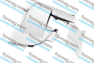 Накладка кабины угловая правая верхняя часть (под зеркало) JAC N-56, N-75